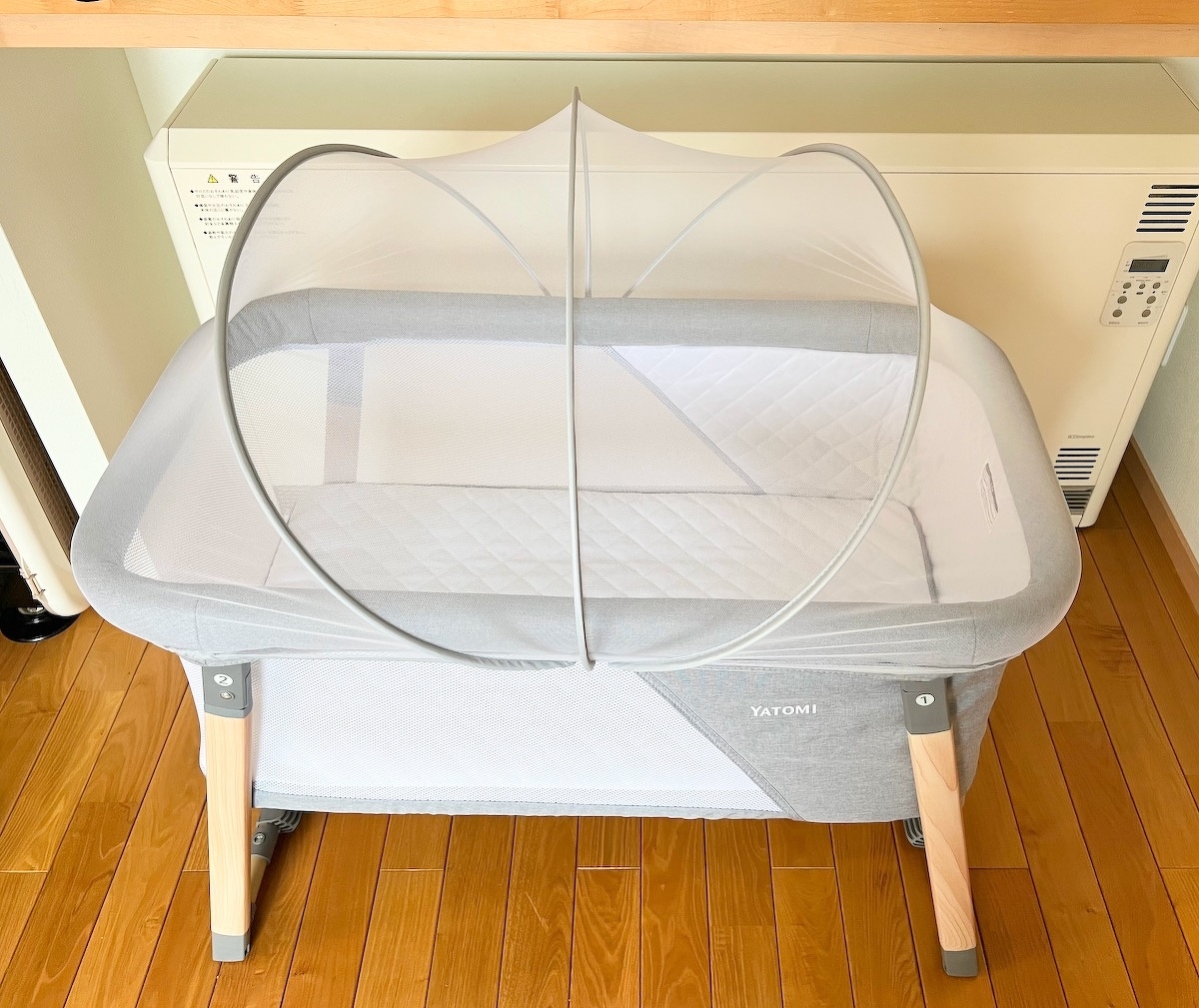 リビングベッド 2in1 BABY crib ヤトミ 新品未使用 - ベッド